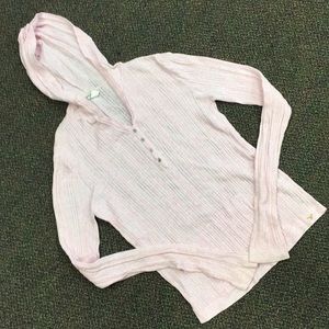 American Lt Pink Hooded Sweater, Size Medium 🖤